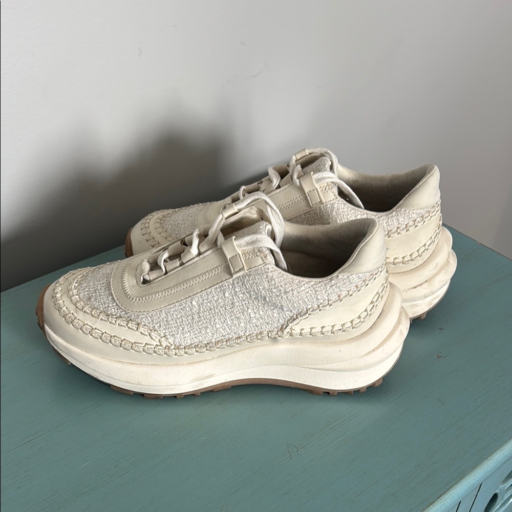 MIA Cream Espadrille Sneakers